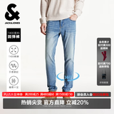 杰克·琼斯（JACK&JONES）男装夏季牛仔裤男弹力901修身裤子百搭男裤休闲男士牛仔裤四季款 牛仔蓝 第一批 31 175 W31/L30