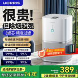 UORRIS【除烟神器】空气净化器除甲醛除烟味除tvoc新房急入住母婴桌面家用卧室除异味过敏鼻炎净化机 【月光白】除醛分解变色丨除烟味过敏原 【首创三滤芯】适用45㎡丨母婴级全效净化