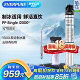 爱惠浦（Everpure）Insurice PF Single I20002净水器 无桶大流量-额定净水量1500L 矿物质水净水机