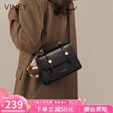viney包包女包牛皮斜挎剑桥包轻奢单肩小方包生日七夕情人节礼物送女友