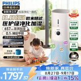 飞利浦【0.003微米精滤】空气净化器加湿器一体机除甲醛神器新房家用宠物除烟味吸毛卧室专用国家补贴 AC3737/00
