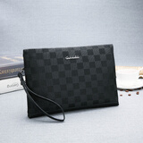 MOEPEQDAISHU男士手包手拿包信封包真皮质感商务大容量软皮夹包多卡位长款钱包