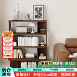 时黛家居简易书架落地客厅置物架一体靠墙自由组合现代简约家用学生小书柜