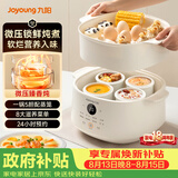 九阳（Joyoung）升级微压电炖盅 隔水炖电炖锅 4.5L 白瓷内胆上蒸下炖家用煲汤煮粥燕窝炖盅 DG25G-GD188