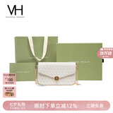 VANESSA HOGAN VH女包山茶花信封包轻奢老花链条小包单肩斜挎包七夕礼物送女友
