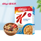 家乐氏（Kellogg‘s）即食冲饮早餐小麦片麸皮高纤维代餐营养谷物进口燕麦片酒店早餐 香脆麦米片205g