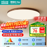 四季沐歌（MICOE）全光谱护眼卧室吸顶灯简约超薄超亮LED儿童房间书房灯具雪白系列