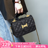 YUYULA牛皮包包女包斜挎包品牌轻奢手提链条包生日七夕情人节礼物送女友