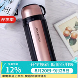 乐扣乐扣（LOCK&LOCK）保温壶304不锈钢大容量便携式家用保温保冷水壶户外露营旅行壶1.5L金色
