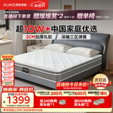 顾家家居（KUKA）梦想垫PLUS  2cm天然乳胶床垫席梦思软硬适中床垫 2.x2.2米