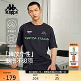 卡帕（Kappa）背靠背运动短袖男款纯棉2026新款夏季情侣t恤男士半袖K0EX2TD01D