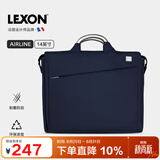 乐上（LEXON）手提电脑包商务男女单肩公文包15.6英寸苹果笔记本包大容量文件包