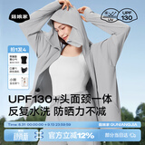 菇娘家高倍防晒衣女冰丝凉感原纱防紫外线男女同款宽松防晒服2026新款 远山灰 UPF130+ 赠吊带背心+防晒口罩+小辣签名照 2XL 推荐180~230斤