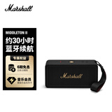 Marshall（马歇尔）MIDDLETON II音箱便携式2代无线蓝牙家用户外毕业旅行生日礼物送男生音响  黑金色