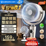 艾美特（AIRMATE）【小暴风PRO】空气循环扇家用大风力摇头电风扇卧室安静轻音小风扇桌面台式节能落地扇电扇 X231