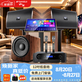 山水（SANSUI）H15 家庭ktv音响套装 家庭影院ktv点歌机一体机 音响家用功放机  三分频卡拉ok点唱机唱歌全套设备 （推荐）10吋+22吋2T点歌机+12吋低音炮