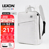 乐上（LEXON）双肩包14英寸笔记本电脑包书包泰维克纸环保旅行包时尚背包白色