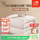 然牌 棉花被 纯棉单人棉被棉絮垫被垫盖两用 春秋被 4斤1.5x2米