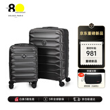 DELSEY行李箱20英寸+28英寸拉杆箱子母套装箱旅行大容量TSA密码箱
