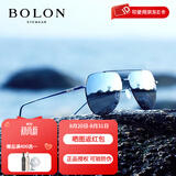 BOLON 暴龙眼镜飞行员蛤蟆镜偏光驾驶墨镜可配近视反光太阳镜男BL8011 D70反光暗黑【高清偏光镜】