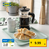 宜家（IKEA）TILLGANG提尔宫恩托盘灰色欧式现代简约北欧风餐厅用 灰色托盘37x29cm