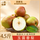 京鲜生河北翡翠玉露香梨 净重4.5斤 单果200g+ 生鲜水果 源头直发