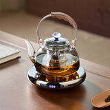茗光煮茶壶电陶炉煮茶器玻璃耐高温烧水壶大功率煮茶炉新款煮茶套装