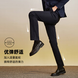 雅戈尔（YOUNGOR）休闲裤男DP棉免烫不易皱裤子宾霸莱卡面料休闲裤 VCDP319998FWB藏青宽松 35 86A