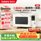 格兰仕（Galanz）微烤炸一体机25升900瓦变频一级能效平板不锈钢内胆微烤炸三合一XRA小森林Pro