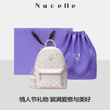 纽芝兰（NUCELLE）双肩包女2026新款轻奢时尚背包大学生书包飞马女包生日七夕节礼物