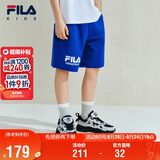 FILA斐乐儿童童装短裤2026年夏季男女童中大童休闲宽松五分裤