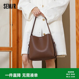 森马（Semir）水桶包潮牌背包立体简约时尚女包单肩包105225153015