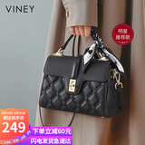 viney【陈紫函同款】牛皮手提包包女包斜挎妈妈包生日礼物大容量送老婆