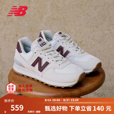 NEW BALANCENB官方夏季女款耐磨复古厚底轻便百搭休闲运动慢跑鞋WL574RCF 米白色 WL574RCF 38 (脚长24.5cm)尺码详询客服