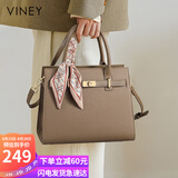 viney牛皮包包女包高档手提妈妈包品牌斜挎包生日礼物大容量送女友老婆