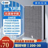 简克（JIANKE）适配飞利浦空气净化器滤芯过滤网AC4076 FY2428配AC2886AC2888AC2890