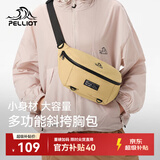 伯希和（Pelliot）户外运动腰包男女骑行单肩斜挎背包跑步多功能胸包165025069卡其