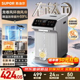 苏泊尔（SUPOR）有钛内胆电热水瓶风冷降温5L水箱可拆2200W速沸烧水壶净饮水机 恒温水壶调奶器SW-50T201Pro