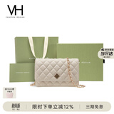 VANESSA HOGAN VH女包极光菱格包轻奢气质百搭小香风链条单肩斜挎小包生日礼物