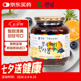 全南 蜂蜜蓝莓汉拿峰蜜橘1kg 韩国进口节日礼品 整颗蓝莓果酱饮品