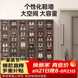 蚂蚁盒子鞋盒鞋子储物柜门口入户鞋柜封闭式多层家用免安装一体神器靠墙架