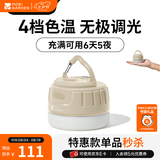 牧高笛（MOBIGARDEN）营灯 户外露营LED灯多功能便携营地灯帐篷挂灯钓鱼灯零星 月影白PRO