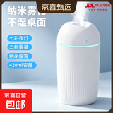 加湿器家用空气加湿器净化器香薰机空调房加湿器喷雾器usb静音卧室孕妇婴儿喷雾宿舍学生女生礼物 升级版【珍珠白420ML+深层补水+自动断电】