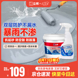 立邦固沙剂水泥地面防潮防水涂料屋顶楼顶房顶补漏王5KG 灰色