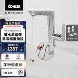 科勒（KOHLER） 龙头台盆面盆碗盆龙头利奥抽拉脸盆龙头 31240T-4-CP+角阀1对