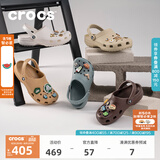 CROCS卡骆驰经典洞洞鞋男鞋一脚蹬女鞋沙滩鞋拖鞋|10001 骨白色-2Y2(含智必星) 35 (210mm)