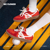 WE FLOWER透气复古休闲德迅鞋 少年红 37(偏小，建议拍大一码)