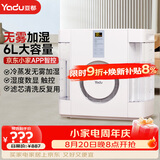 亚都（YADU）无雾加湿器卧室母婴家用办公室用 6L大容量轻音空气净化加湿 APP智能控制 SZK-J360WiFi