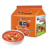 康师傅方便面 经典番茄牛肉面五连包110g*5 泡面袋装速食方便食品