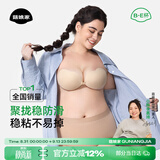 菇娘家胸贴聚拢上托大胸防垂防滑隐形无痕文胸芒果杯乳贴无肩带婚纱专用